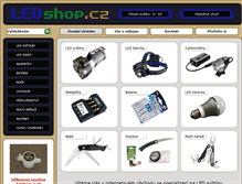 Tablet Screenshot of ledshop.cz